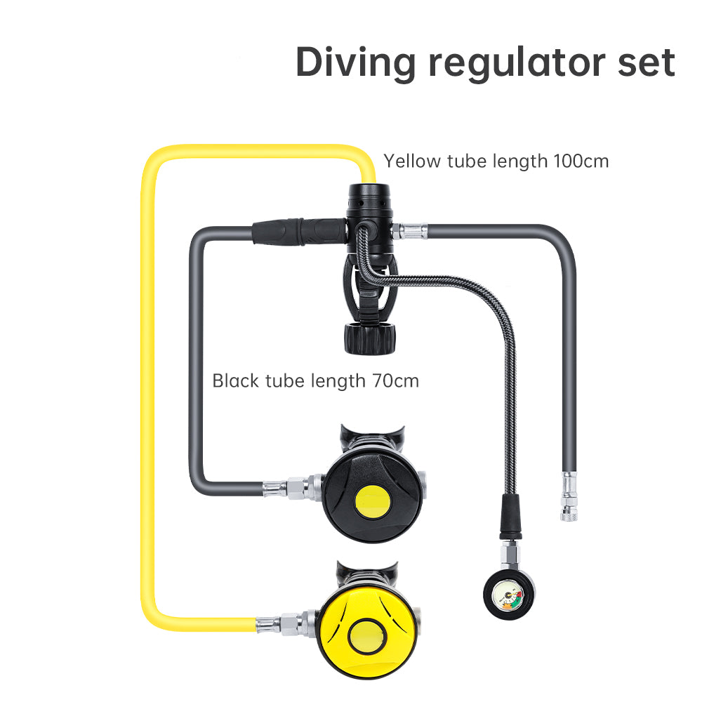 TUDIVING-Scuba Diving Breathing Regulator Underwater Dive Mouth Bite Scuba Diving Reducer Diving Accessories Diving Equipment