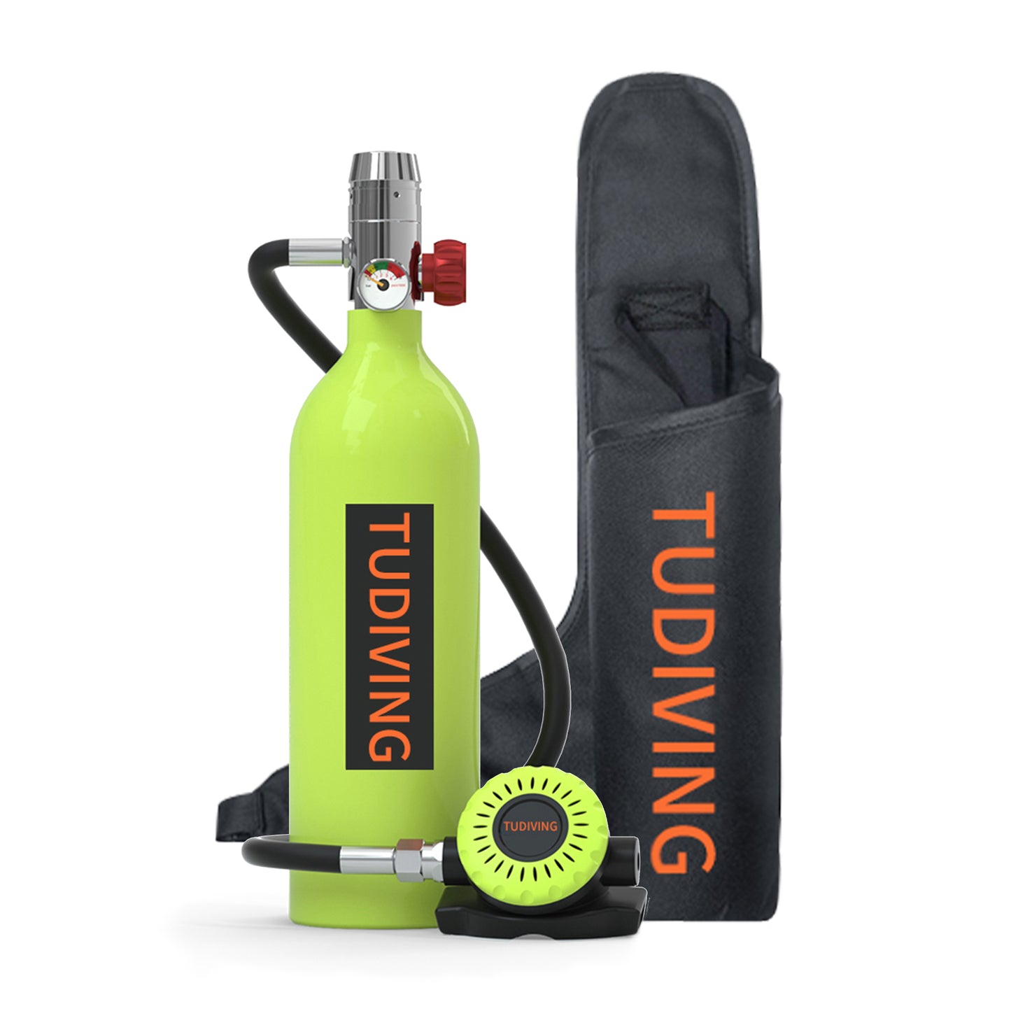 1L Portable Scuba Diving Tank,Portable Scuba Tank for 15-20 Minutes Underwater Breathing,Reusable Mini Scuba Tank