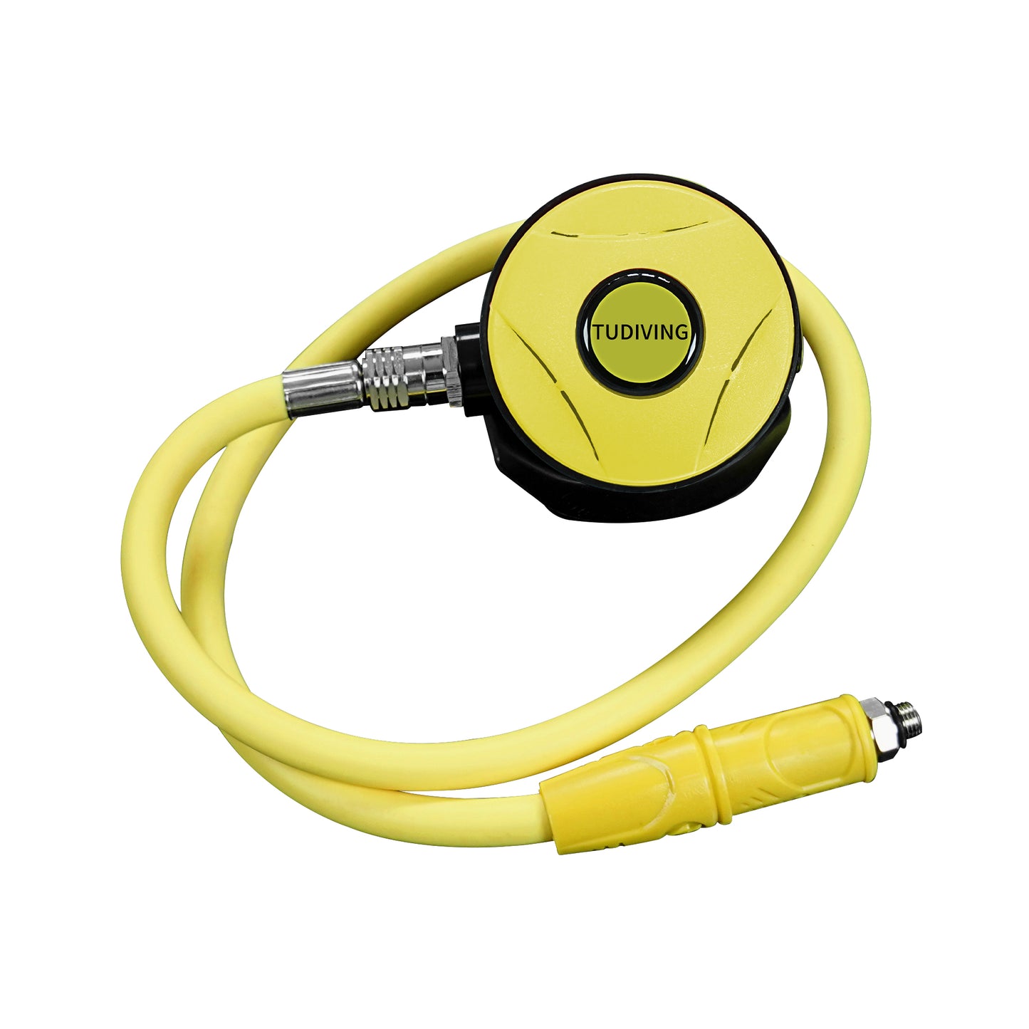 TUDIVING-Scuba Diving Breathing Regulator, Hookah Dive Regulator, Pressure Reducer, Underwater Dive Mouth Bite, Scuba Diving Regulator