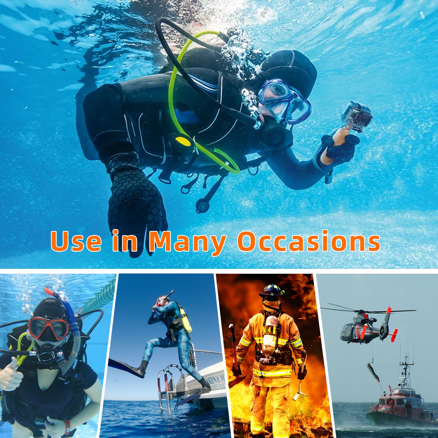 1L Portable Scuba Diving Tank,Portable Scuba Tank for 15-20 Minutes Underwater Breathing,Reusable Mini Scuba Tank