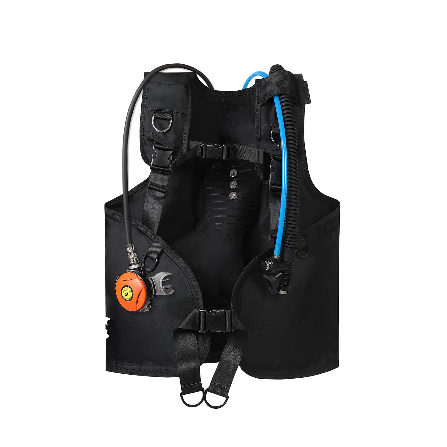 TUDIVING-Diving Buoyancy Compensator Device for Diving Hookah, BCD Compatible Diving Ventilator,Underwater Breathing Device