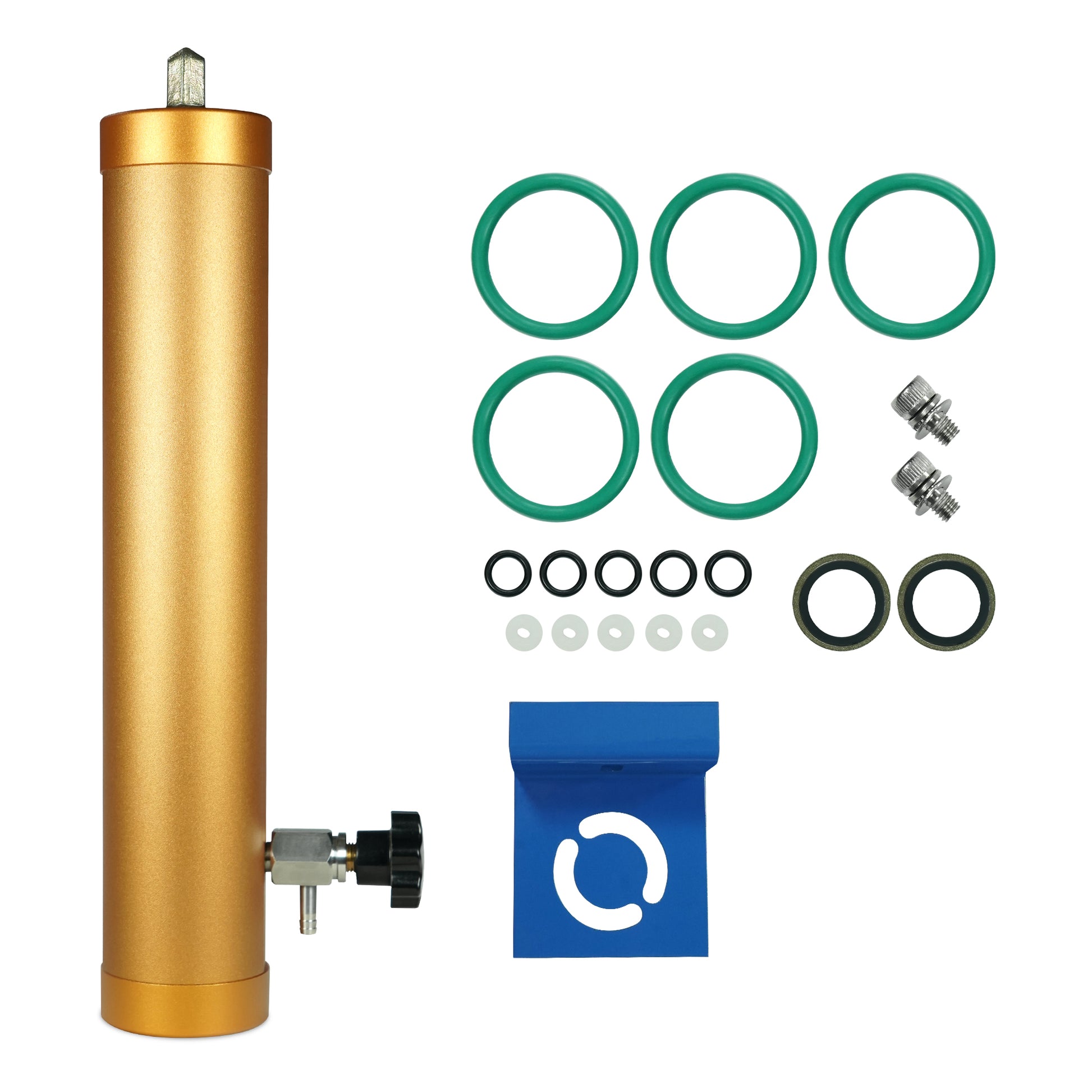 Luchtfilter Water-Olie Duikseparator 30Mpa Hogedruk Enkelcilinder PCP Pomp Roestvrije Luchtcompressor