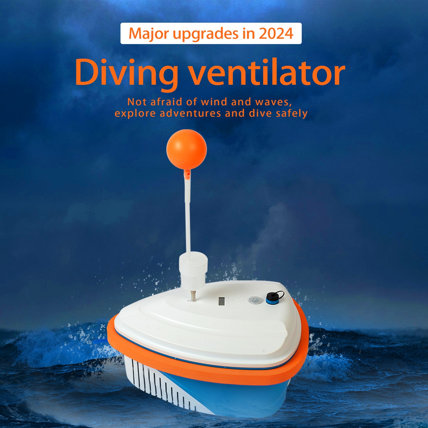TUDIVING-Upgraded Scuba Diving Ventilator,Waterproof Portable Rechargeable Scuba Diving Tank with Breathing Regulator Scuba Diving Gear