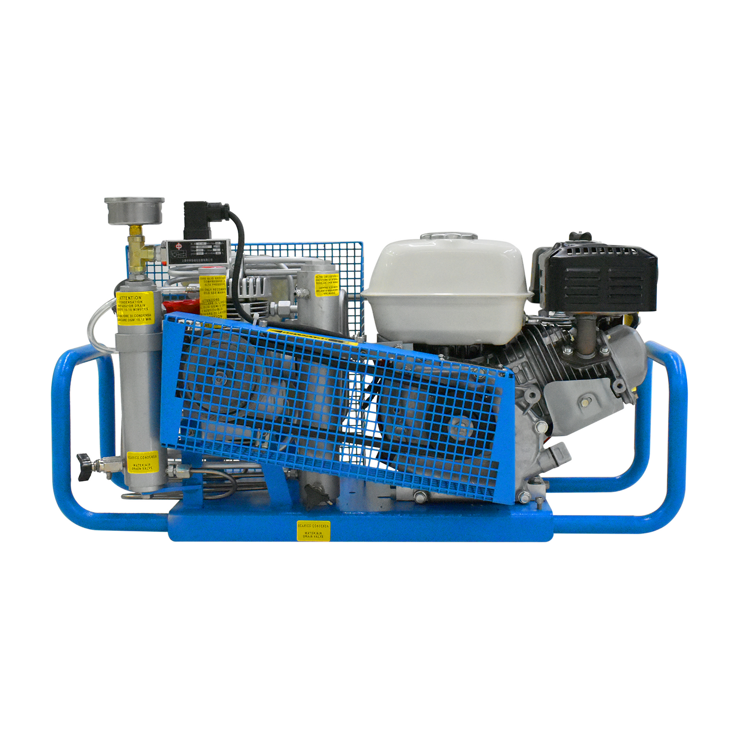 TUDIVING 4500Psi 300Bar High Pressure Diving Compressor Gasoline Drive,Scuba Compressorfor Scuba Diving Water Sport Paintball