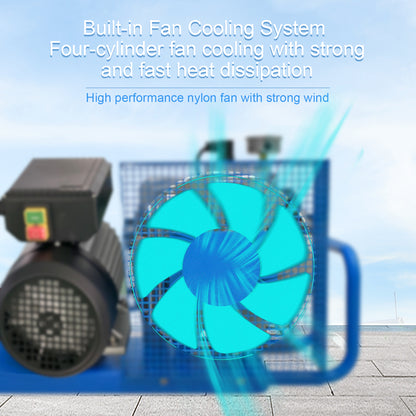TUDIVING-4500Psi/300Bar/30Mpa Diving Air Compressor, Pcp Air Compressor, High Pressure Pump,High Pressure Diving Compressor for Filling Diving Tank/PCP Rifle/Paintball Air Gun