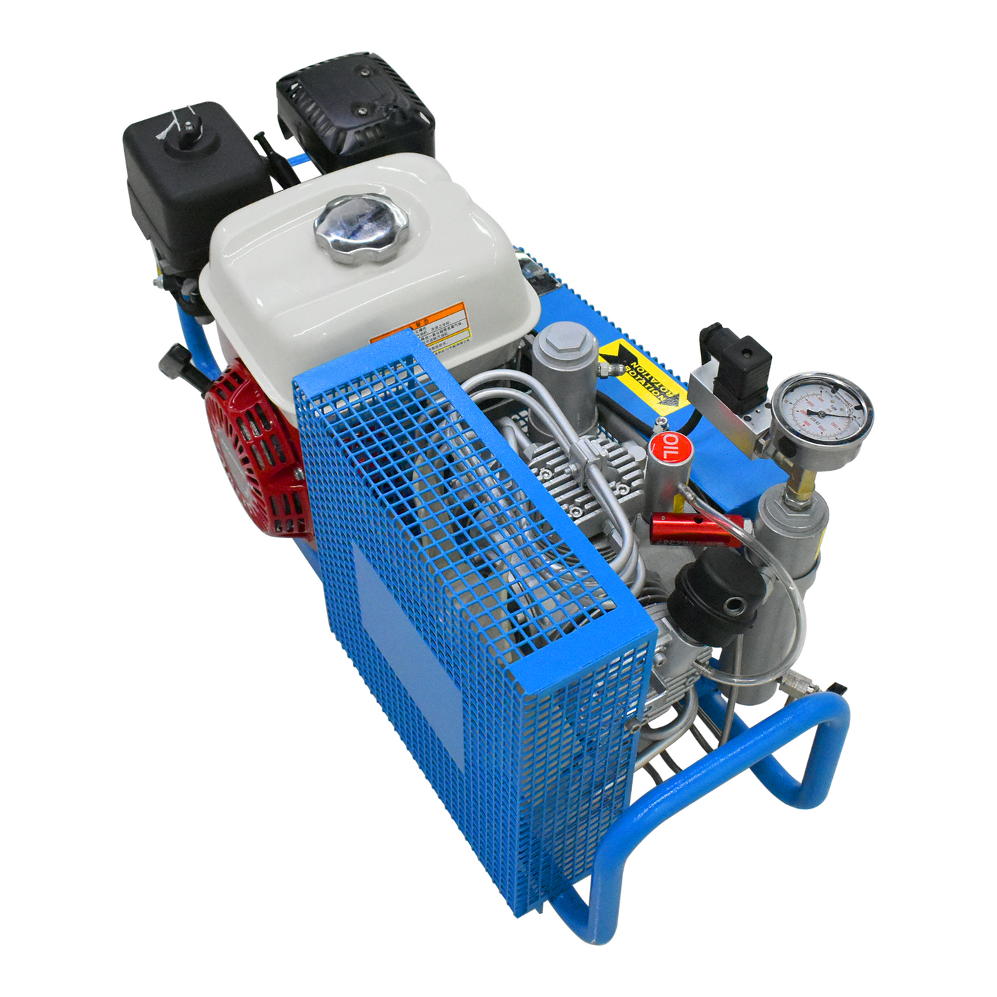 TUDIVING 4500Psi 300Bar High Pressure Diving Compressor Gasoline Drive,Scuba Compressorfor Scuba Diving Water Sport Paintball