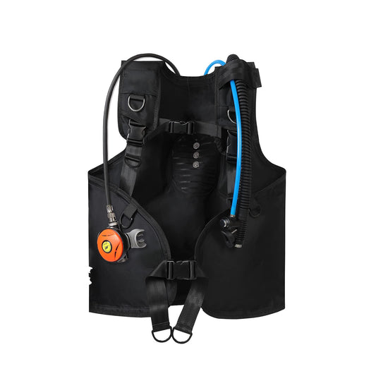 TUDIVING-Diving Buoyancy Compensator Device for Diving Hookah, BCD Compatible Diving Ventilator,Underwater Breathing Device